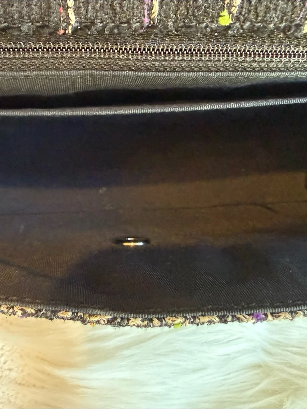 Chanel Ladybug Tweed Flap Bag - Pristine Condition, Full Set